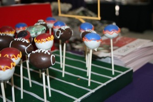 A touchdown filled with cake pops